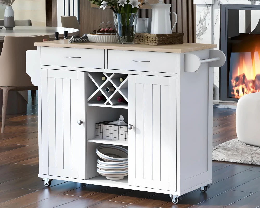 modern kitchen island storage